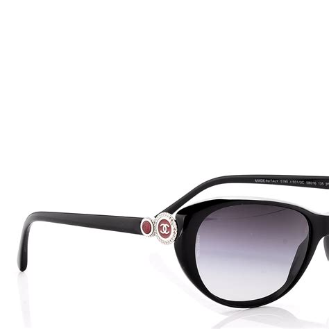 chanel collection bouton 5190|Chanel Sunglasses Collection Bouton 5190 c.501/3C Black.